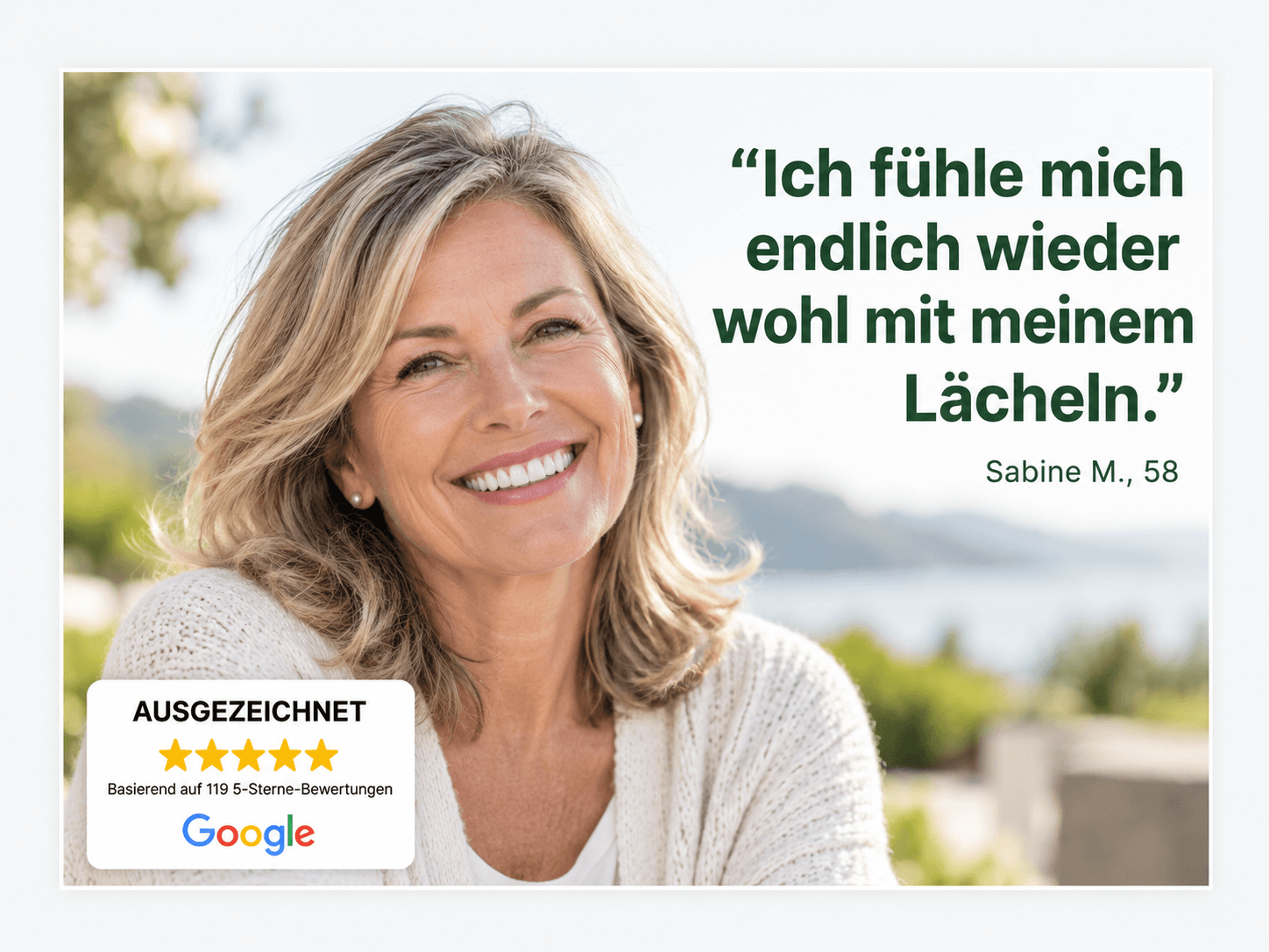 Patientin der Dental Praxisklinik Gelsenkirchen